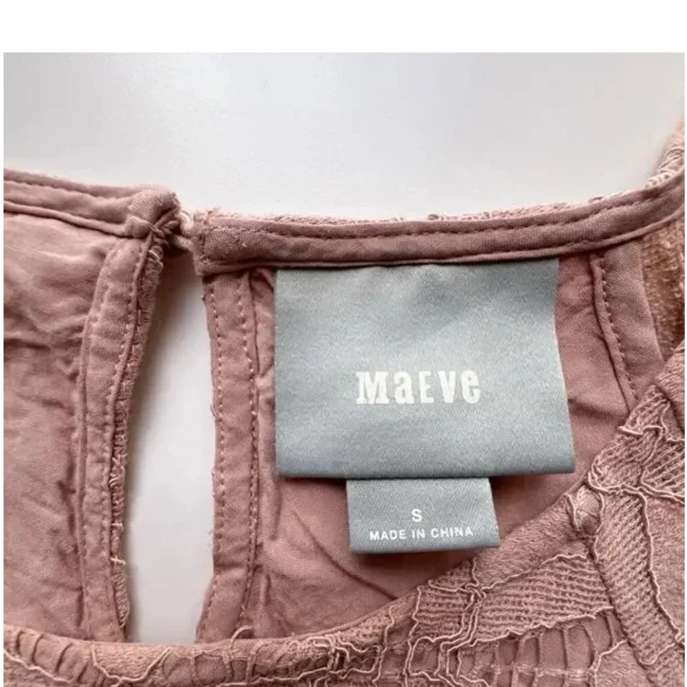 Maeve Blush Lace Top Size S - Picture 3 of 3